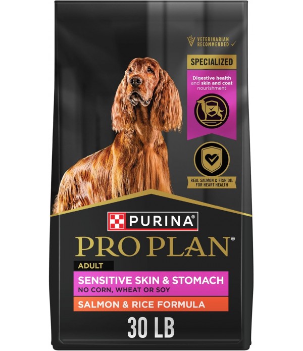 Purina Pro Plan Sensitive Skin and Stomach Dog Foo... Purina Pro Plan Sensitive Skin and Stomach Dog Foo...