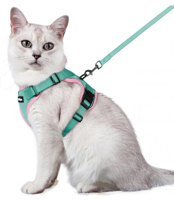 rabbitgoo Cat Harness and Leash for Walking, Escap... rabbitgoo Cat Harness and Leash for Walking, Escap...